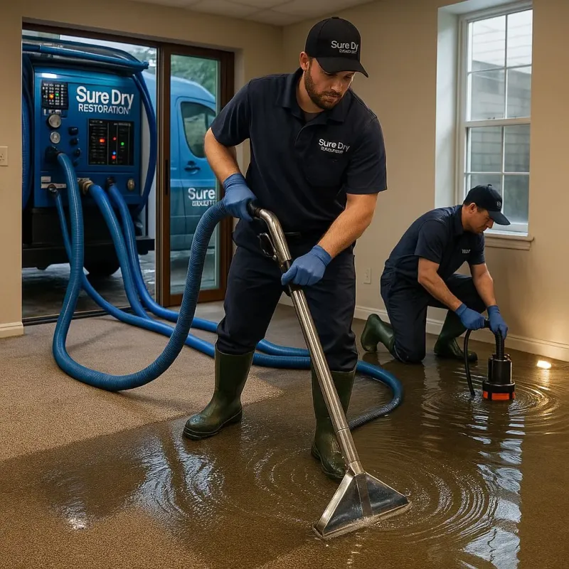 Water Extraction and Removal process in Springfield, VT